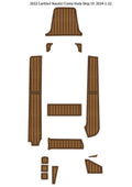 Cockpit Pad for Cantieri Nautici Costa Viola Skip 19 (2022) - EVA Foam Teak Floor