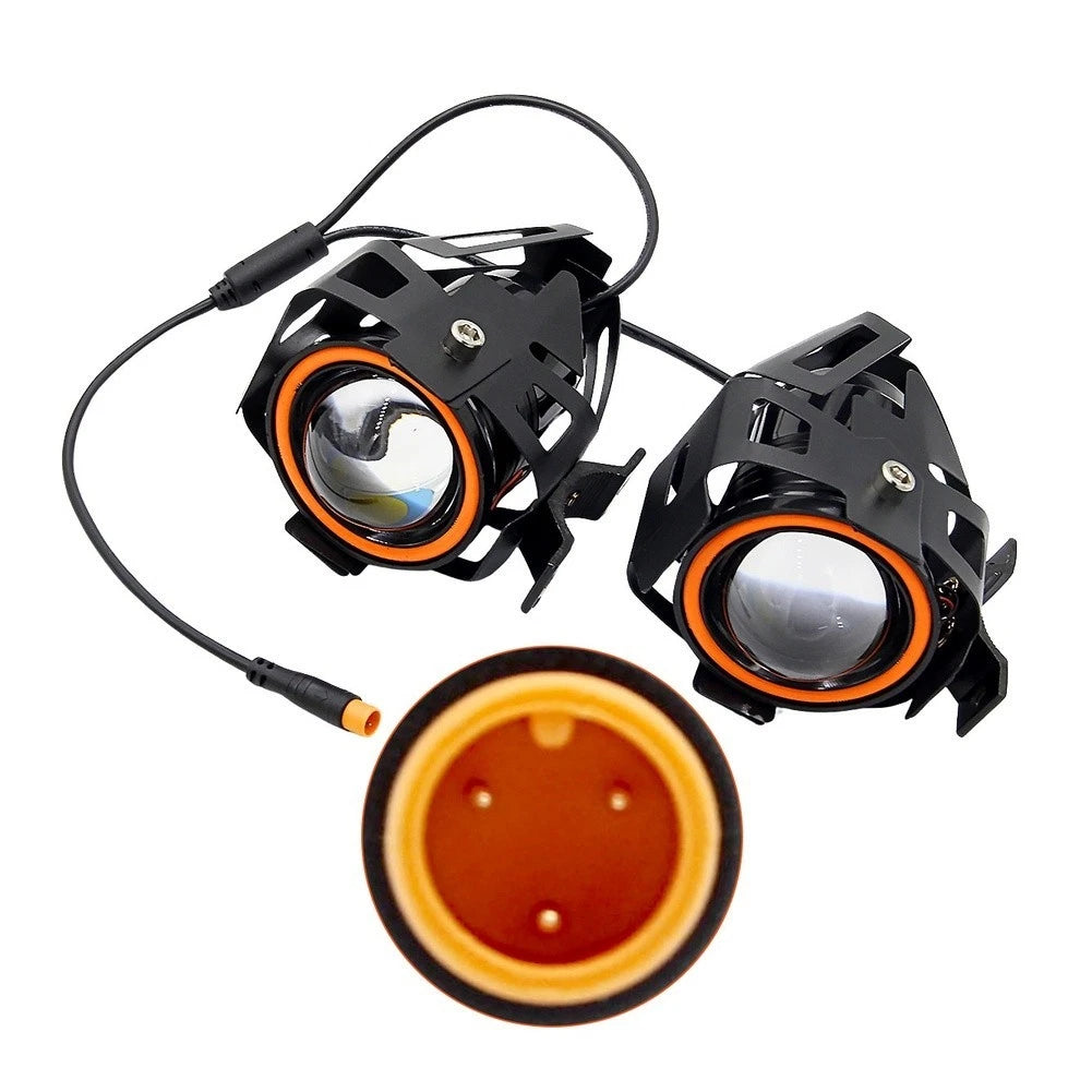 LED Spotlight for U7 Lens (1-80V) Waterproof Orange Circle