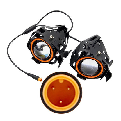 LED Spotlight for U7 Lens (1-80V) Waterproof Orange Circle