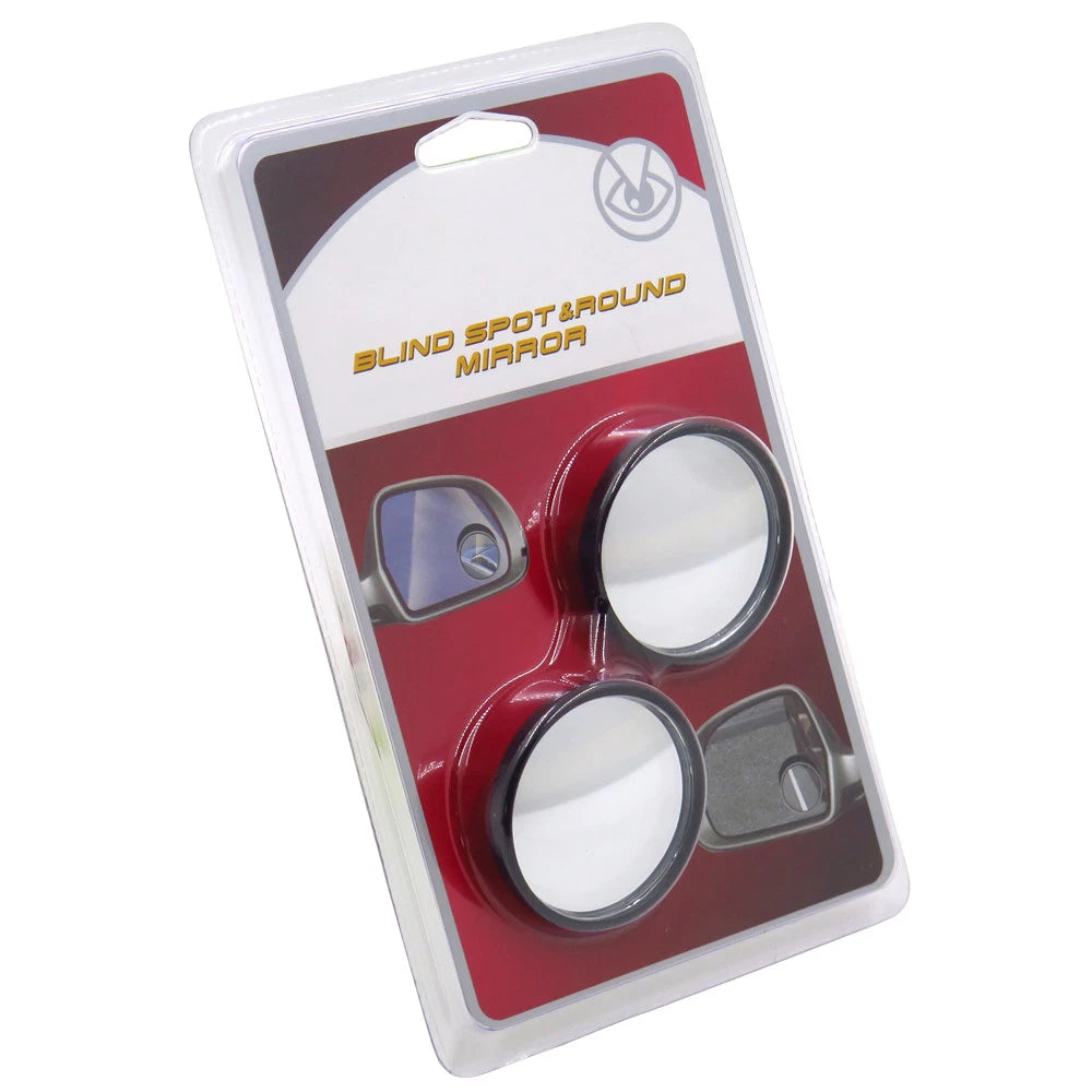 2 Pcs 2" Round Angle Rear Side View Blind Spot Mirror for Universal Fit