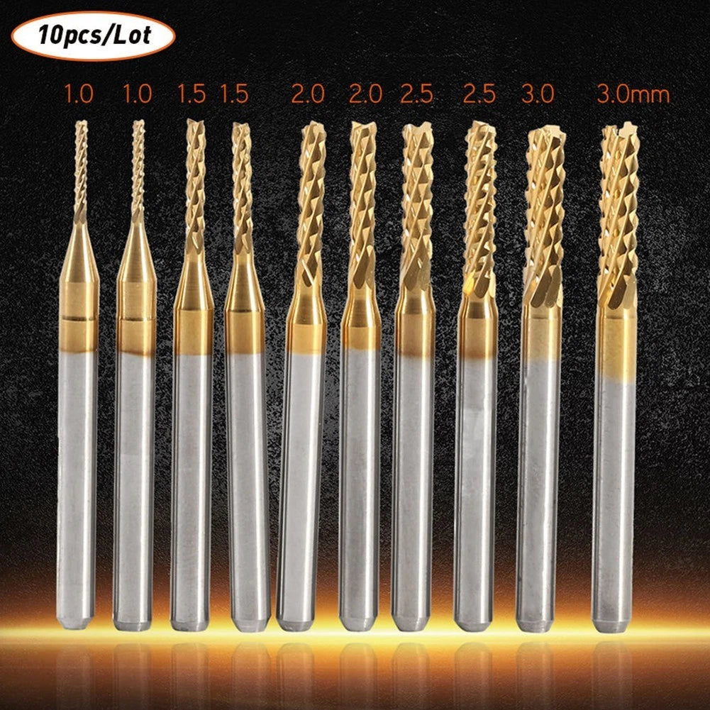 Milling Cutter Router Bit 3.175mm Shank for CNC Woodworking