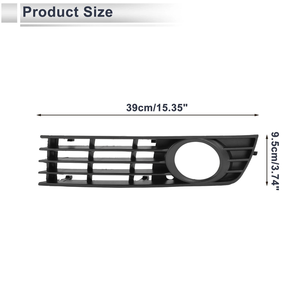 Fog Light Grill for Audi A4 Quattro (2002–2005) No. 8E0807681A