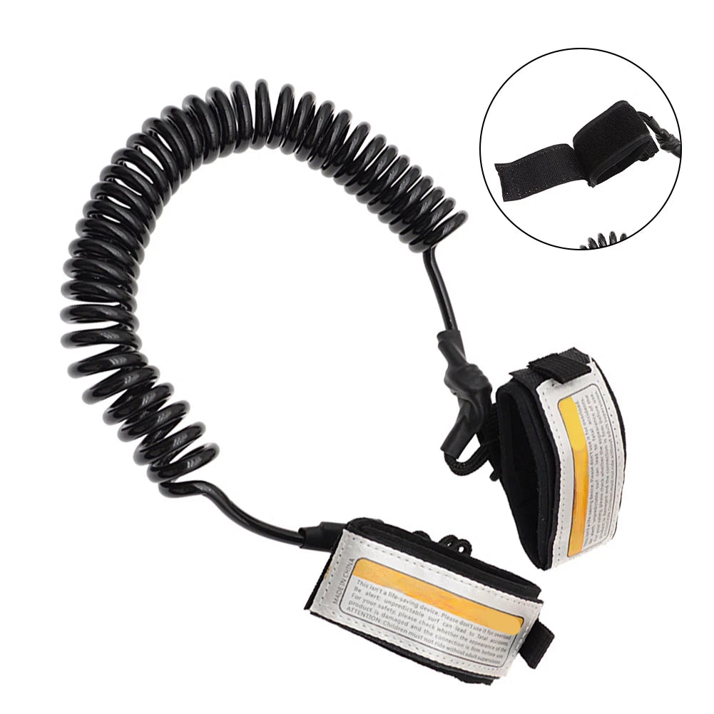 Diving Wrist Strap with 10 Feet Stretchable Spring Rope for Scuba Safety