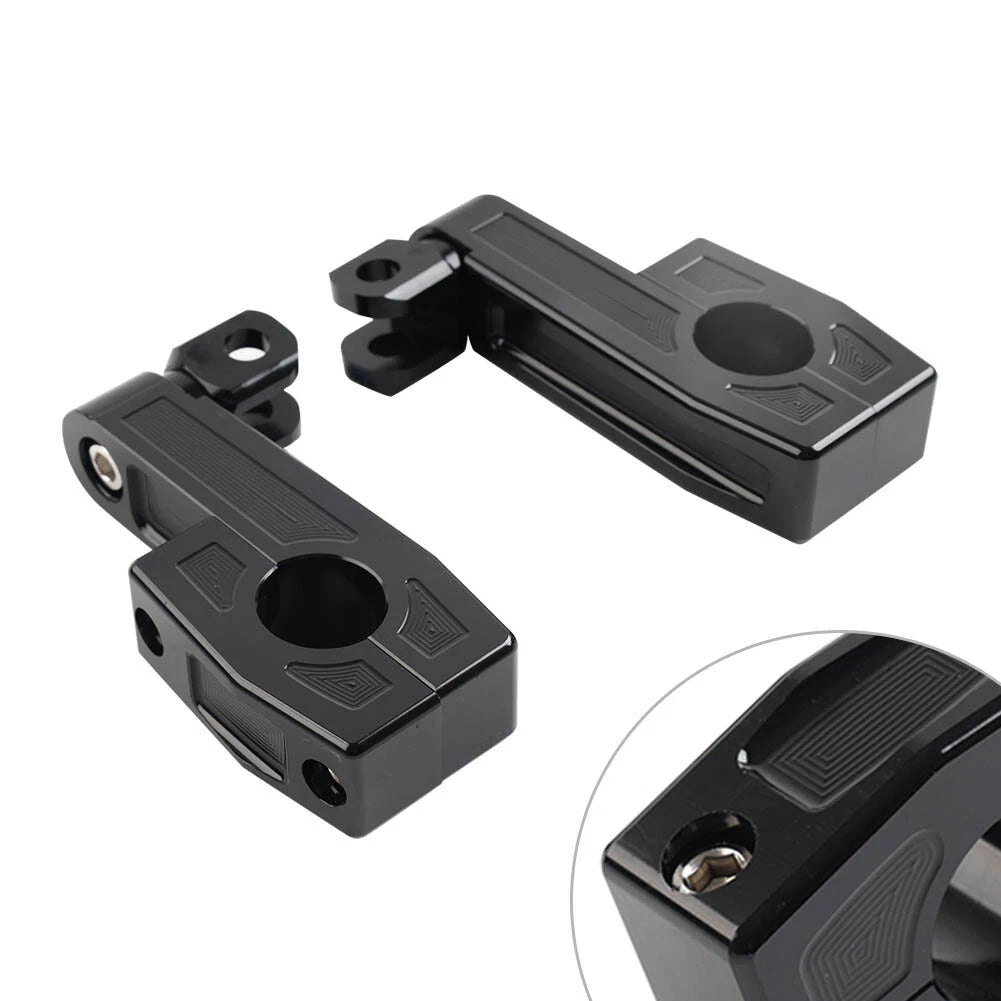 Engine Guard Highway Crash Bar Mount Foot Peg Rest Clamp for Harley