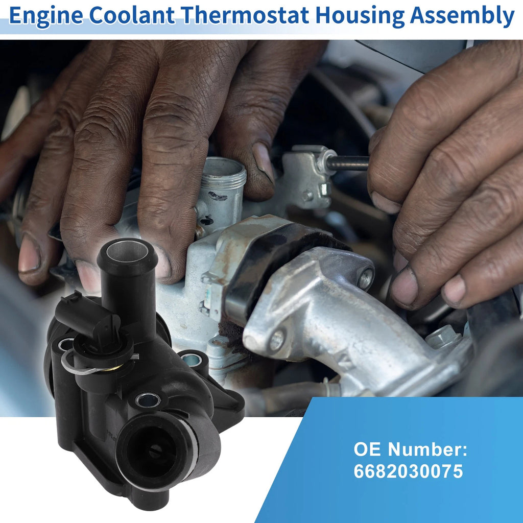 Engine Coolant Thermostat Housing Assembly Replacement for Mercedes A-Class (1998–2005)