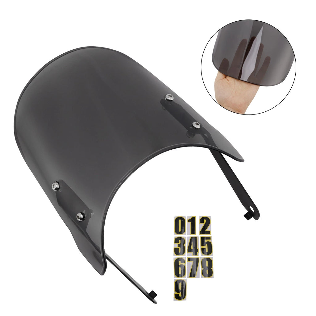 Windshield WindScreen for Honda CB350C GB350C (2024–2025) Gray