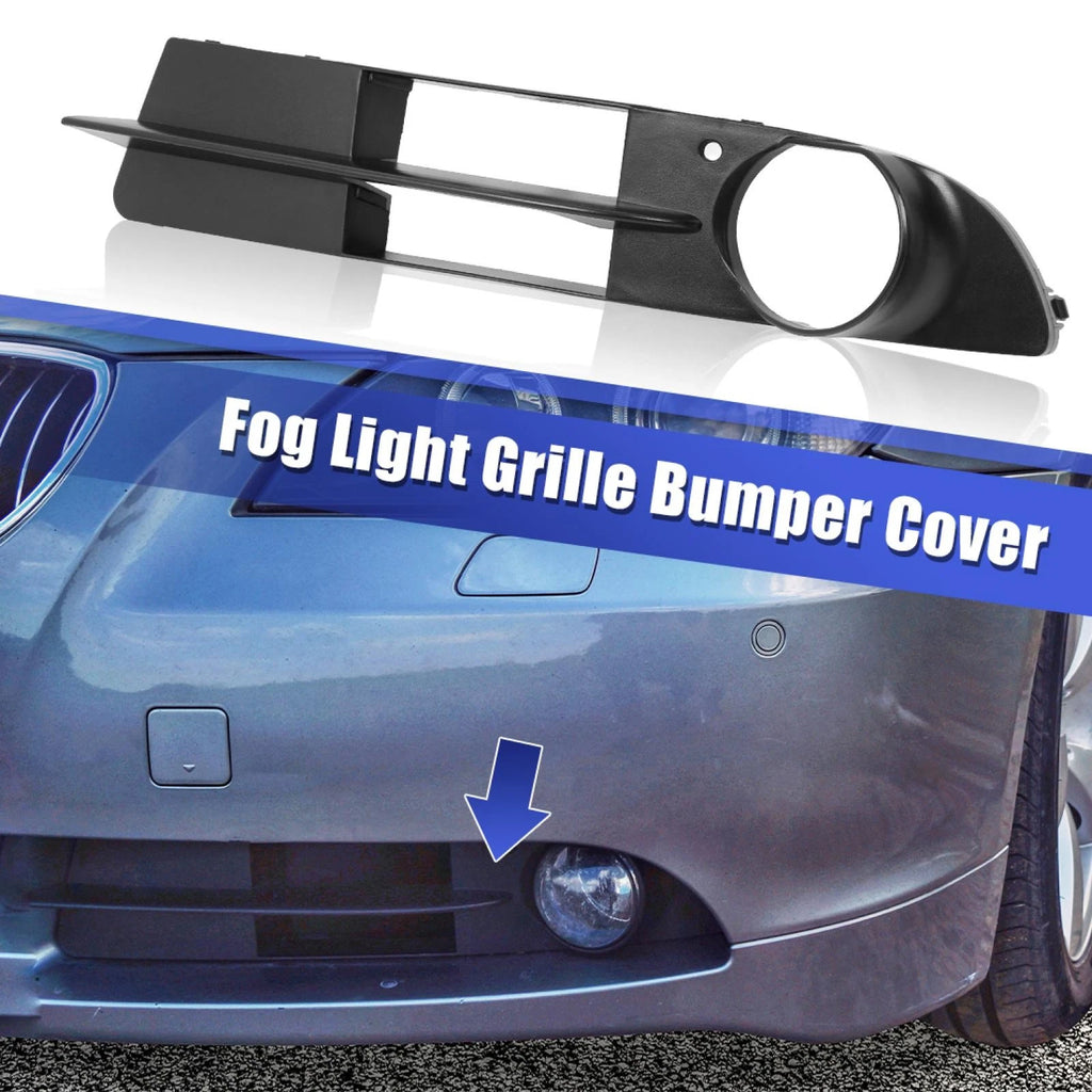 Front Left Side Fog Light Grille Cover Trim for BMW 525i (2004–2007)