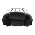 Chopped Trunk Backrest Chrome Rack for Harley Touring (2014–2026)