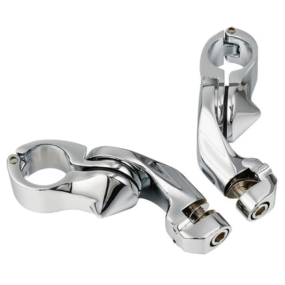 1-1/4" Short Angle Highway Pegs Mount Kit for Harley Touring Electra Glide (2014–2023)