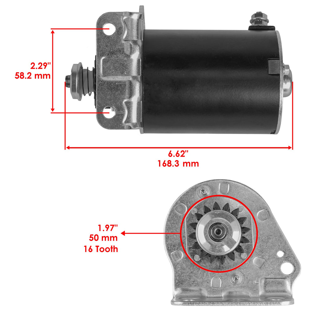 Starter Motor Replacement for John Deere 11HP S92 R92 (1984–1986)