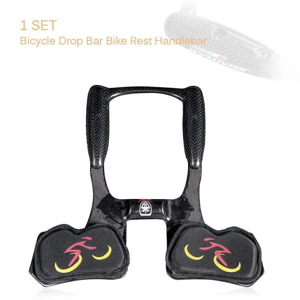Bicycle Rest Handlebar for Mountain Road Cycling Bike (Black)