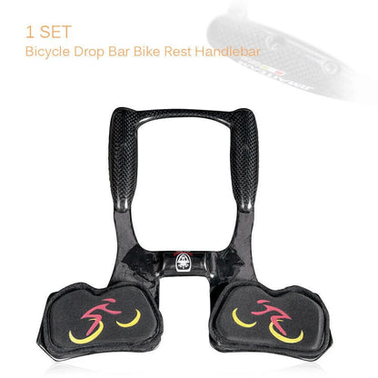 Bicycle Rest Handlebar for Mountain Road Cycling Bike (Black)