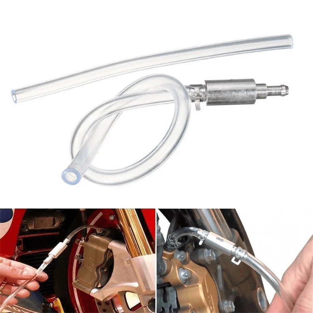Motorcycle Brake Bleeder Kit with Valve Tube Optimize Brake Performance