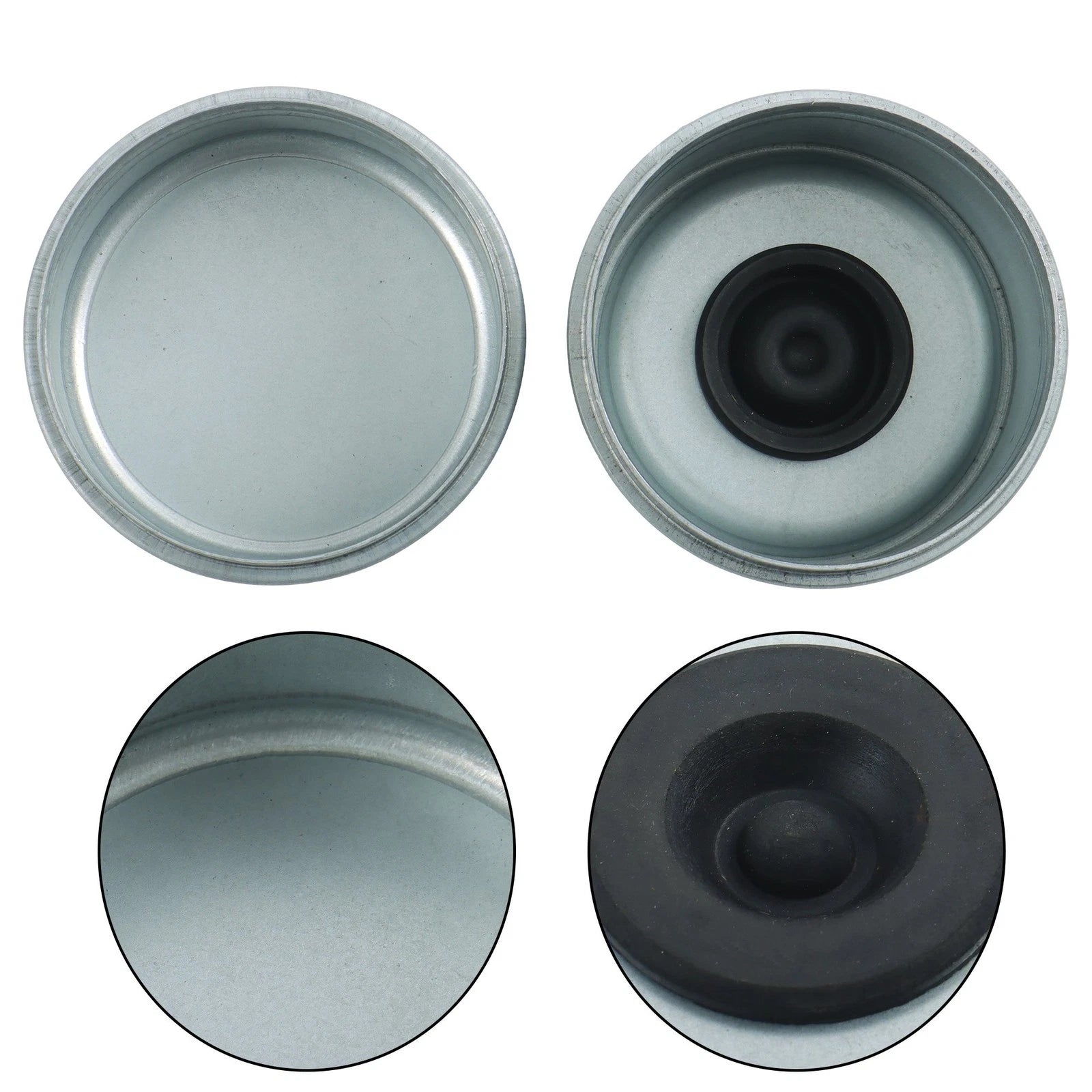 Spindle Hub Kit for Trailer 8 On 6.5' (1/2" Studs, Pre-Assembled, Pre-Lubricated)