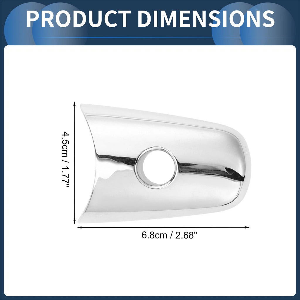 Door Handle Cover Front Left No. 806461BA0A for Infiniti QX60 (2014–2019) Silver Tone