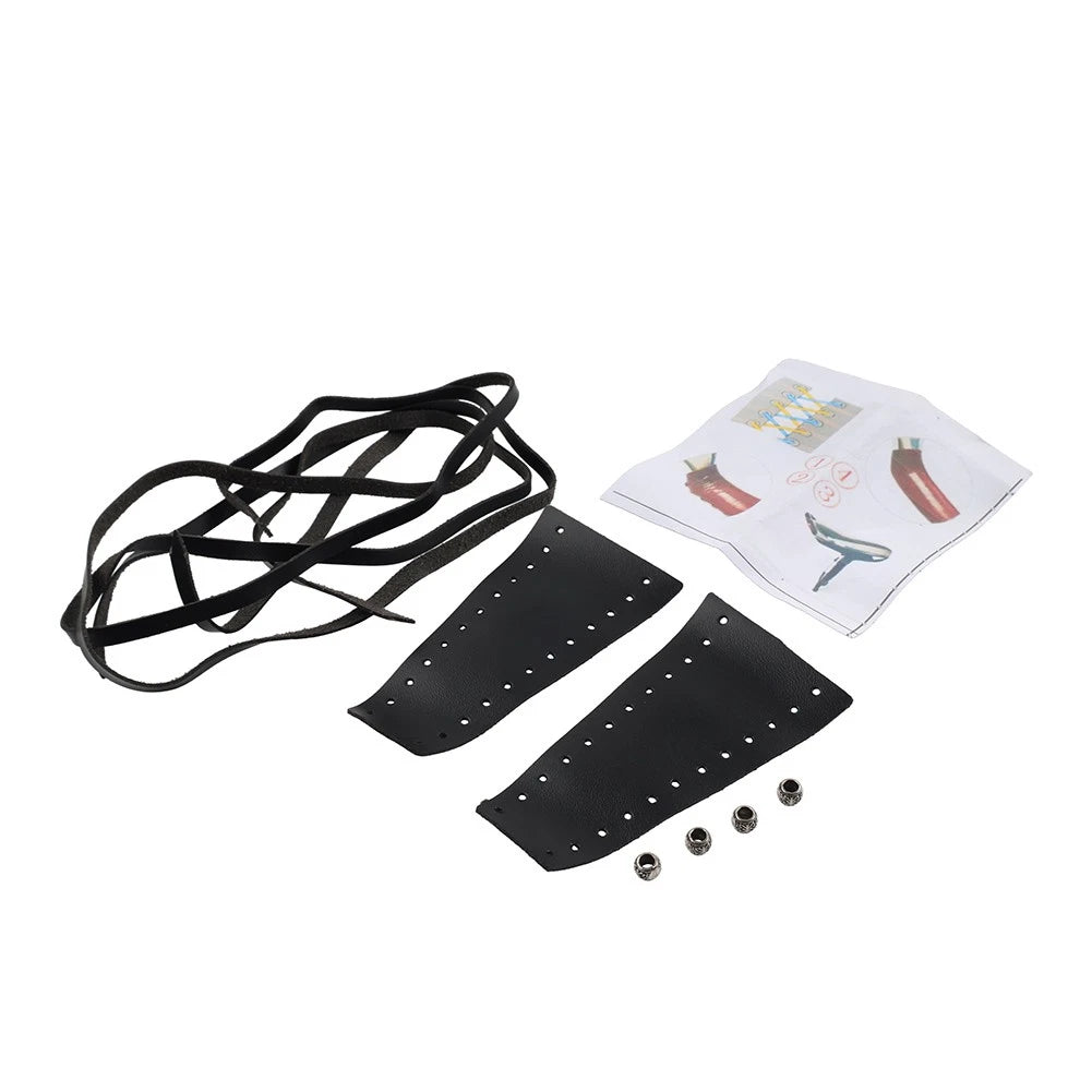 Black Motorcycle Brake Clutch Levers Cover Protector Leather Cover For Harley