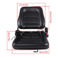 Adjustable Forklift Seat with Seatbelt for Universal Applications