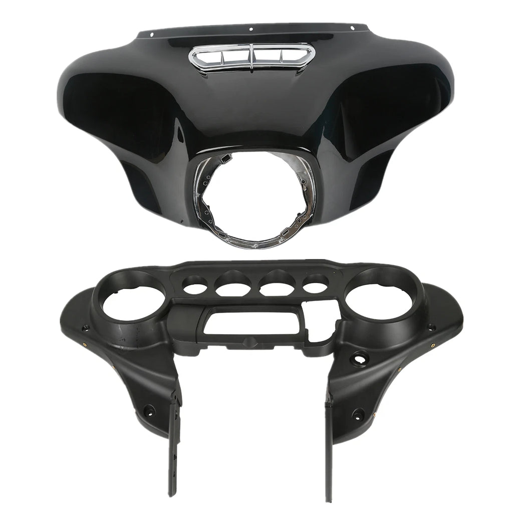 Vivid Black Batwing Fairings for Harley Electra Glide (2014–2023)