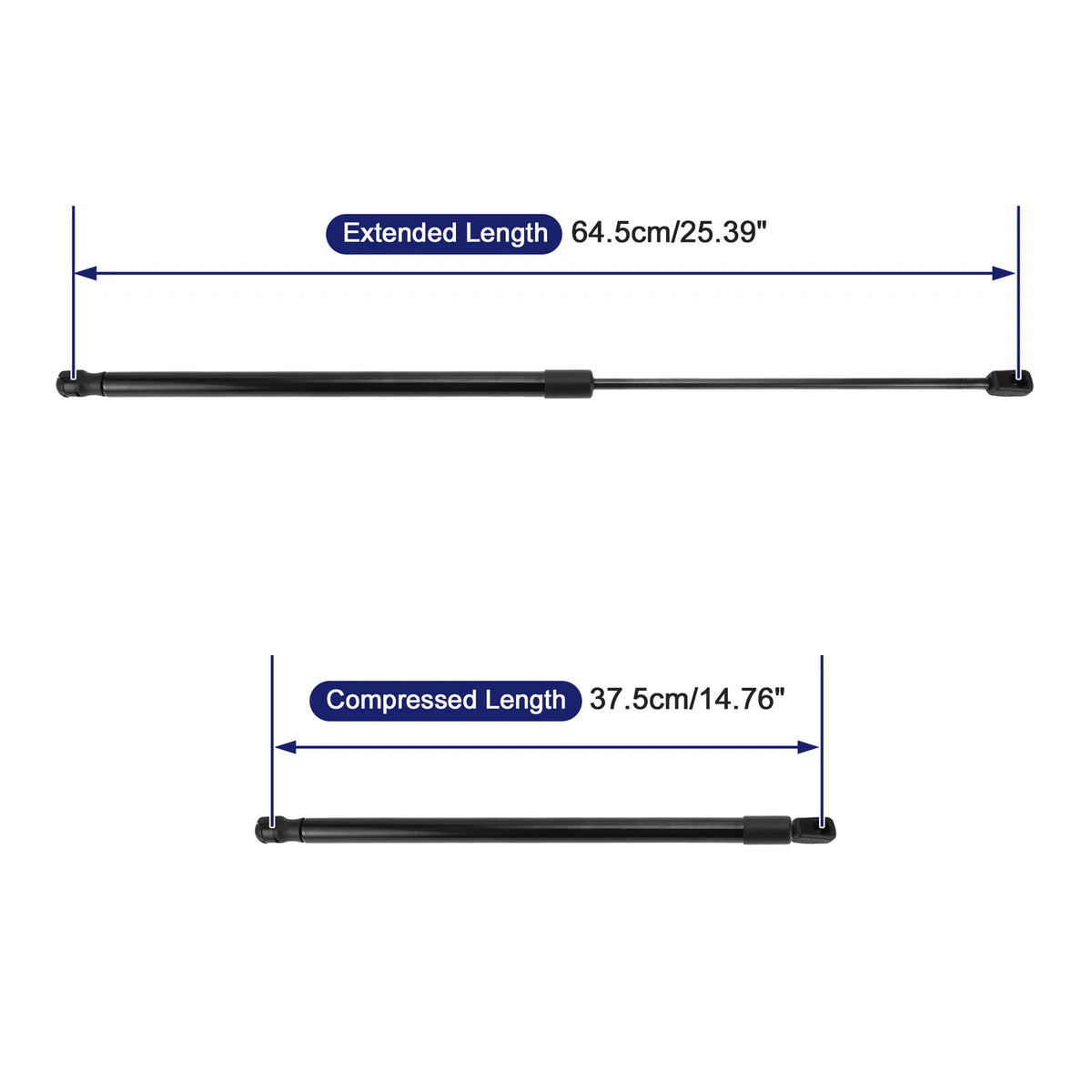 2 Pcs Front Hood Lift Support Struts No. 2048800029 for Mercedes-Benz E-Class