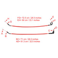 Throttle Cable Wire for Suzuki GSXR600 GSXR750 (2011–2023) Red