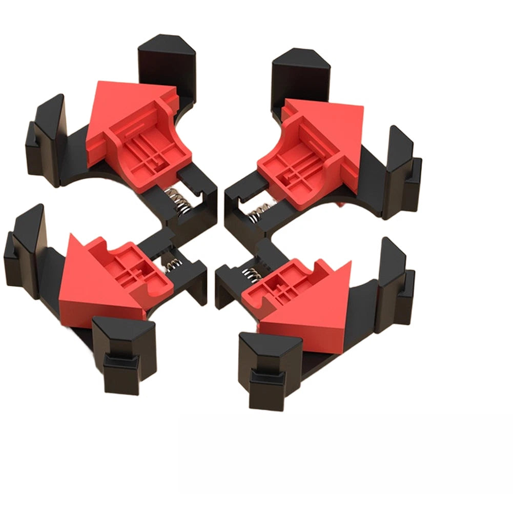 4X Right Angle Clamp for Woodworking (5-22mm Clamping Range)