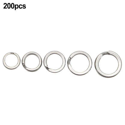 Split Ring Terminal Tackle for Crank Bait (304 Stainless Steel)