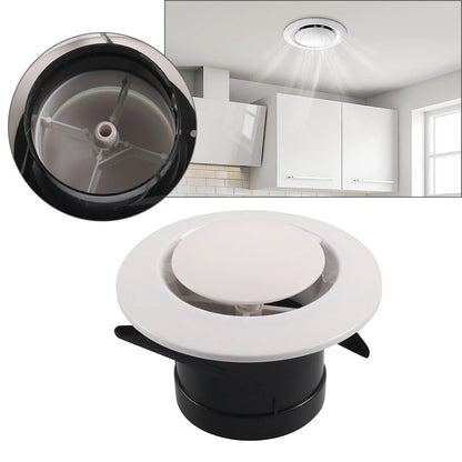 Round AC Air Ceiling Vent for RV Camper Trailer (Adjustable Rotate)