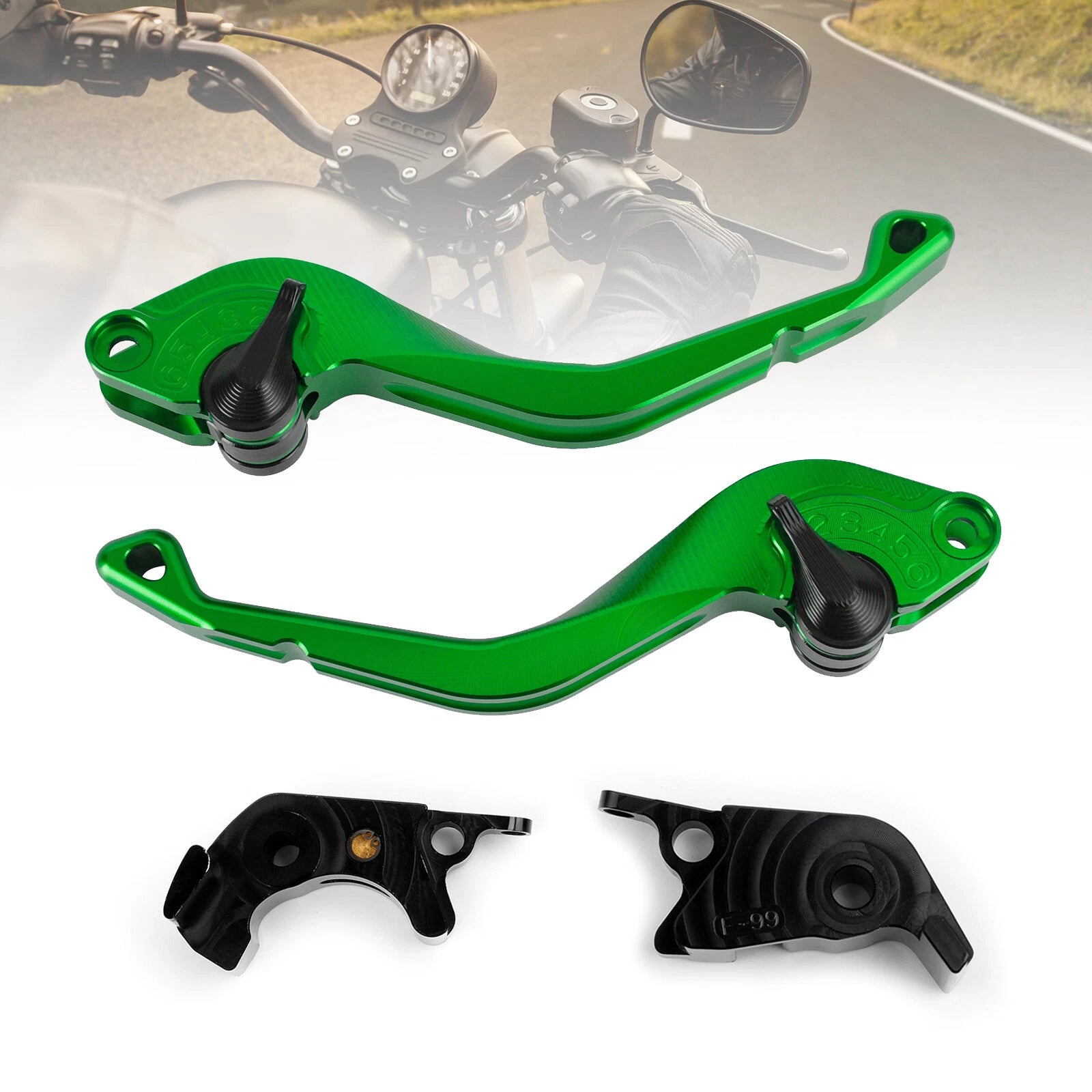 CNC Short Clutch Brake Lever for Kawasaki ZZR/ZX1400 SE (2016–2017) T9