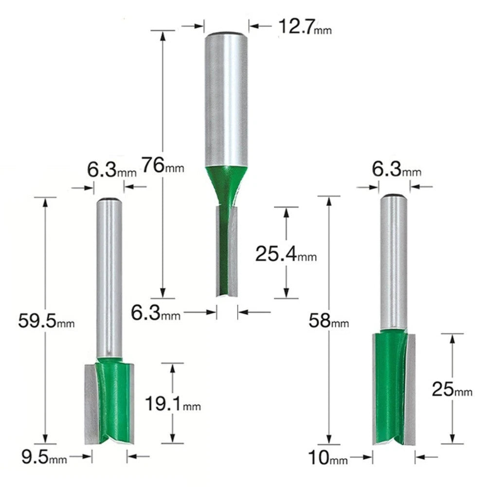 12 Shank Router Bit for Woodworking Applications