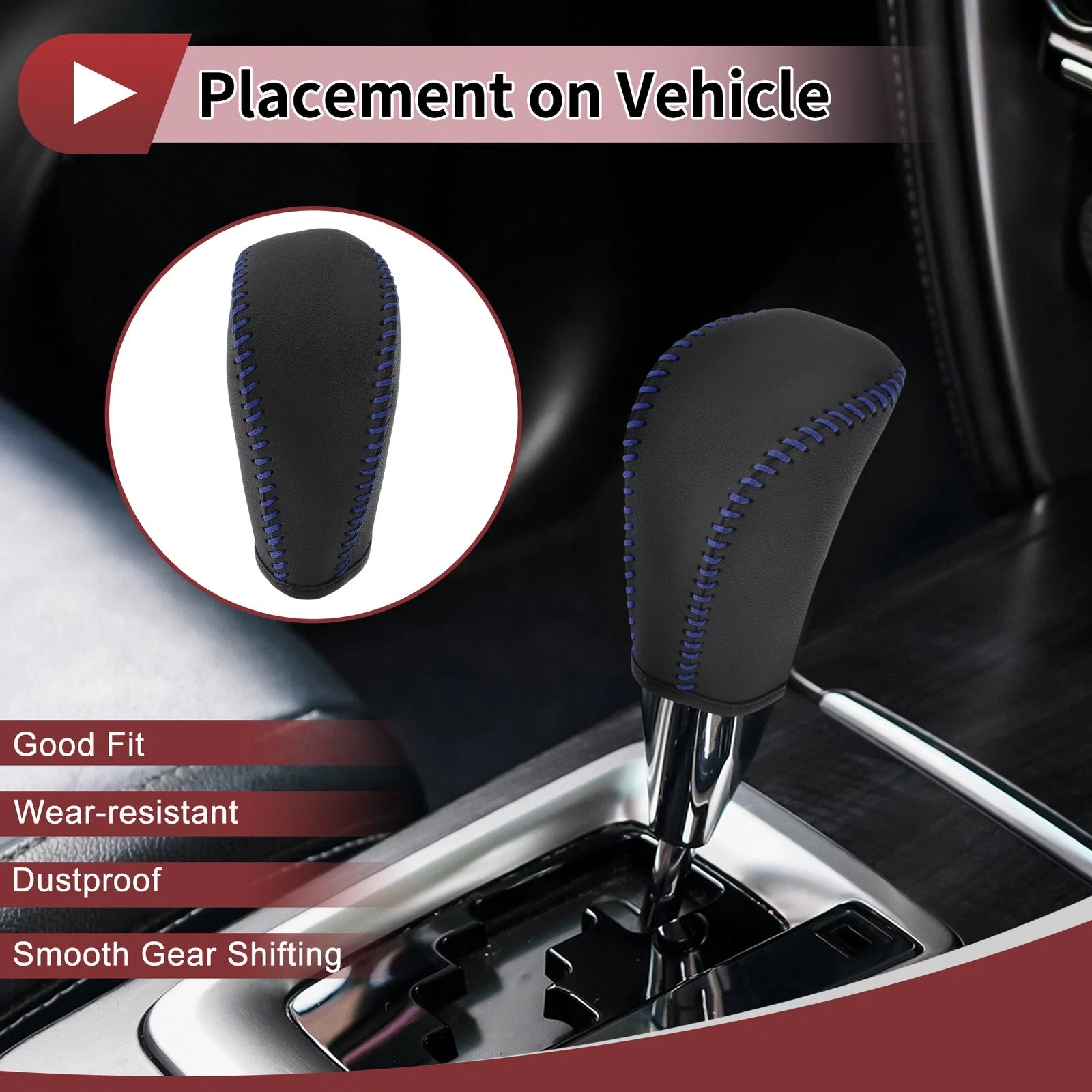 Gear Shift Knob Cover Replacement for Subaru Forester (2006–2012)