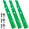 Deck Toothed Blades with Bushing for Exmark Lazer Z EX S Series (2005–2015)