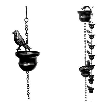 Outdoor Metal Rain Chain for Gutter Water Guidance