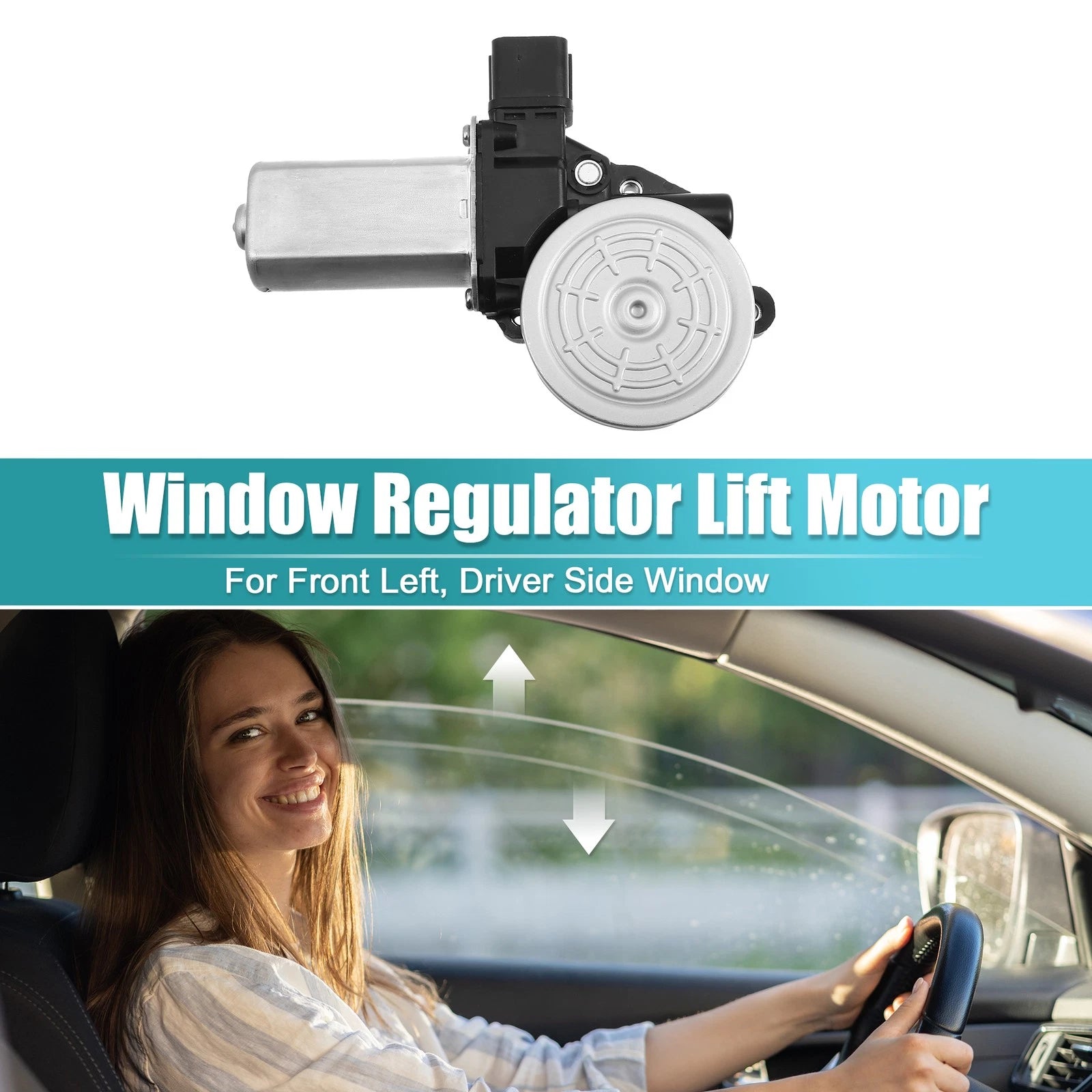 Front Left Power Window Lift Motor Replacement for Honda Civic Sedan (2006–2011)