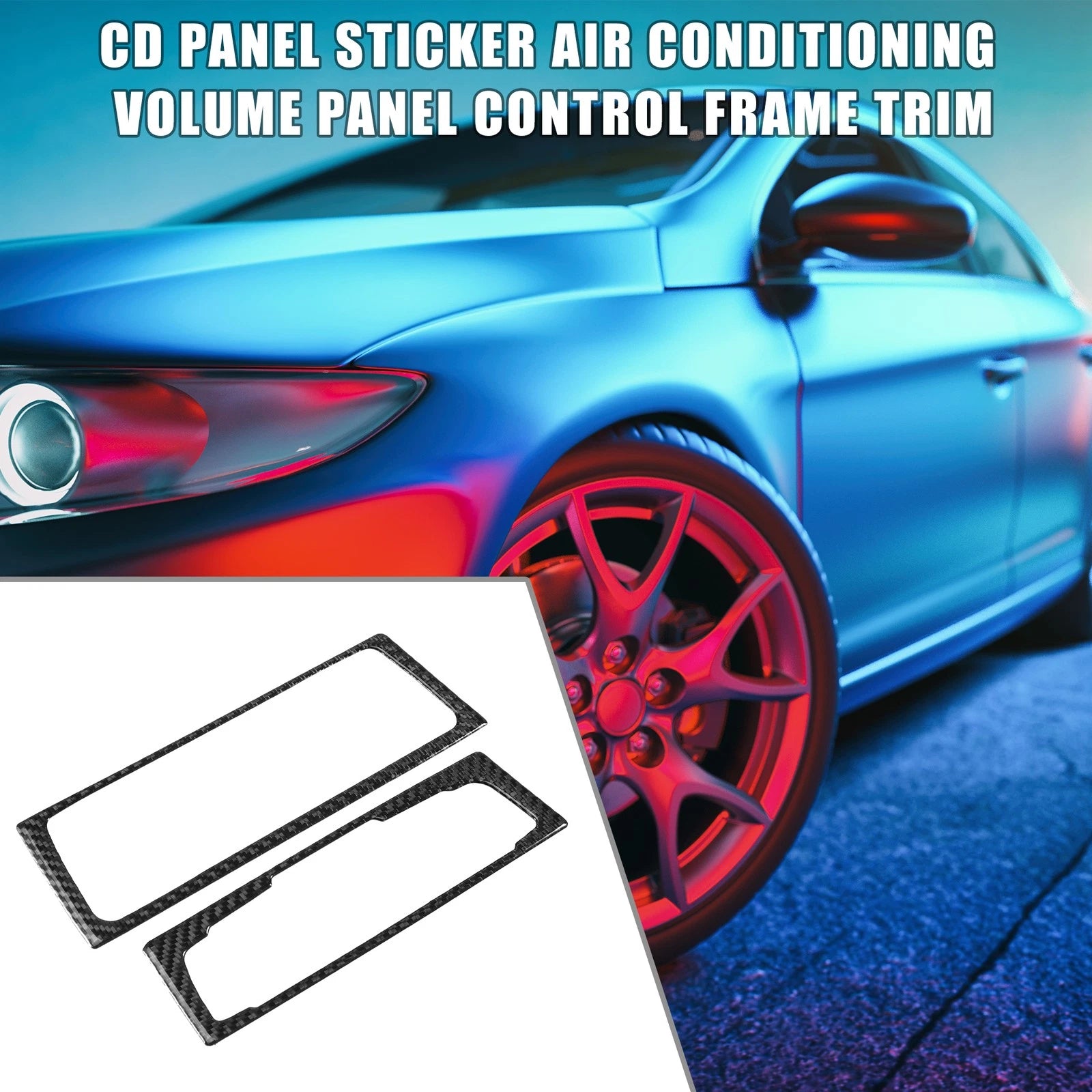 AC Volume Panel Trim Fit for Audi A4 B8 A5 S5 (Set of 2)