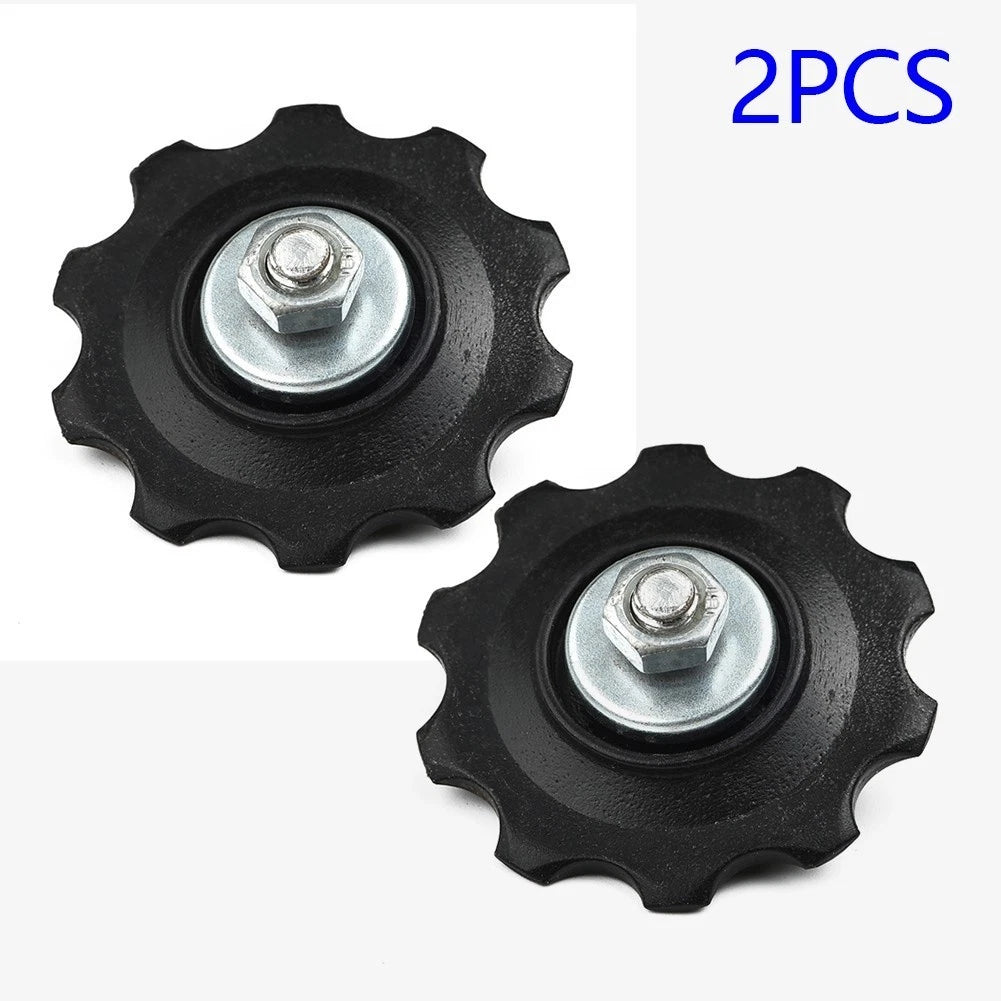 Set of 2 Rear Derailleur Wheels 10T for 6-7 Speed Bikes