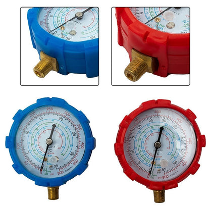 2X Low/High Pressure Gauge Kit for R22 R404A R134A R410A AC (2010–2023)