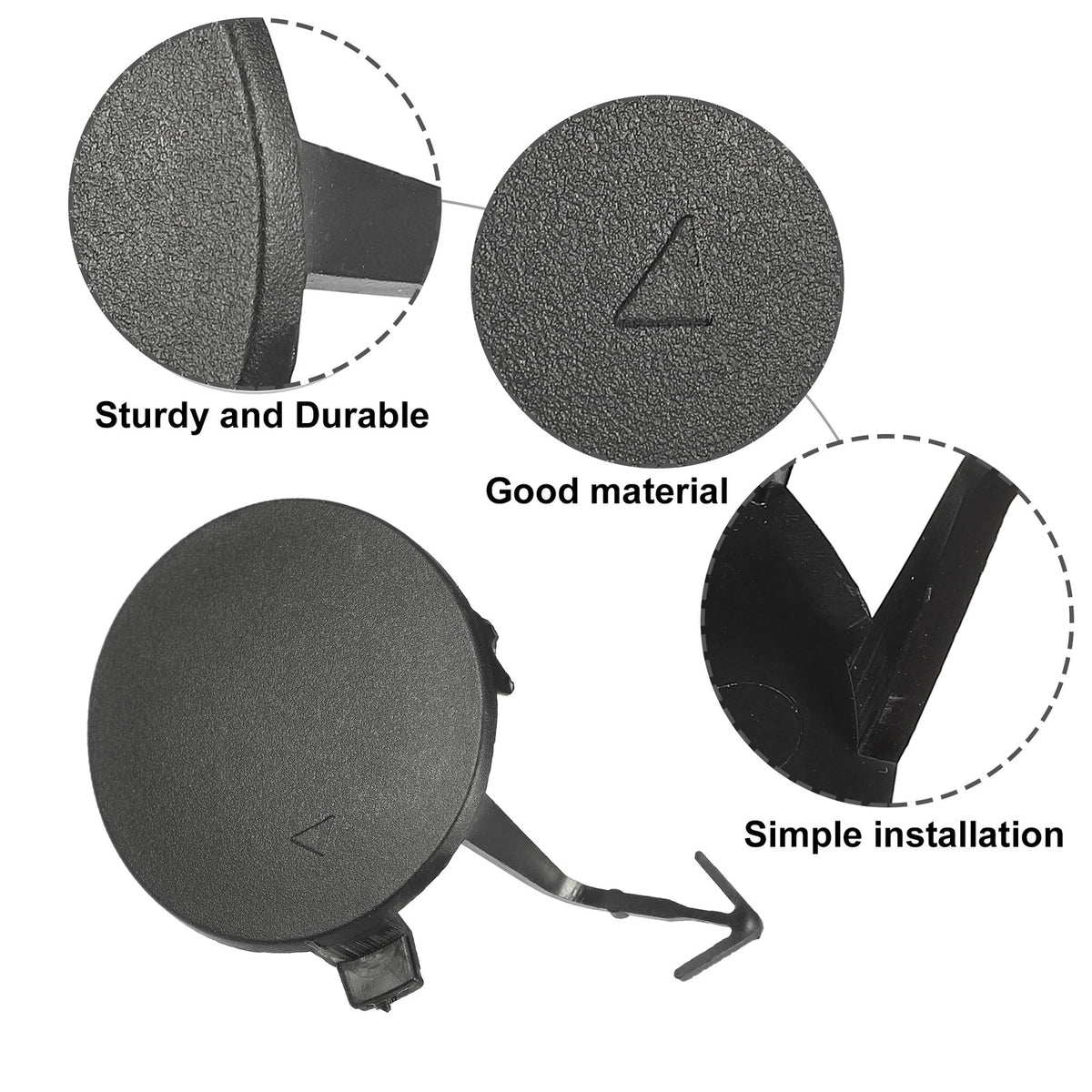 Front Right Tow Eye Hook Cover Cap for Mazda CX-7 (2007–2012)