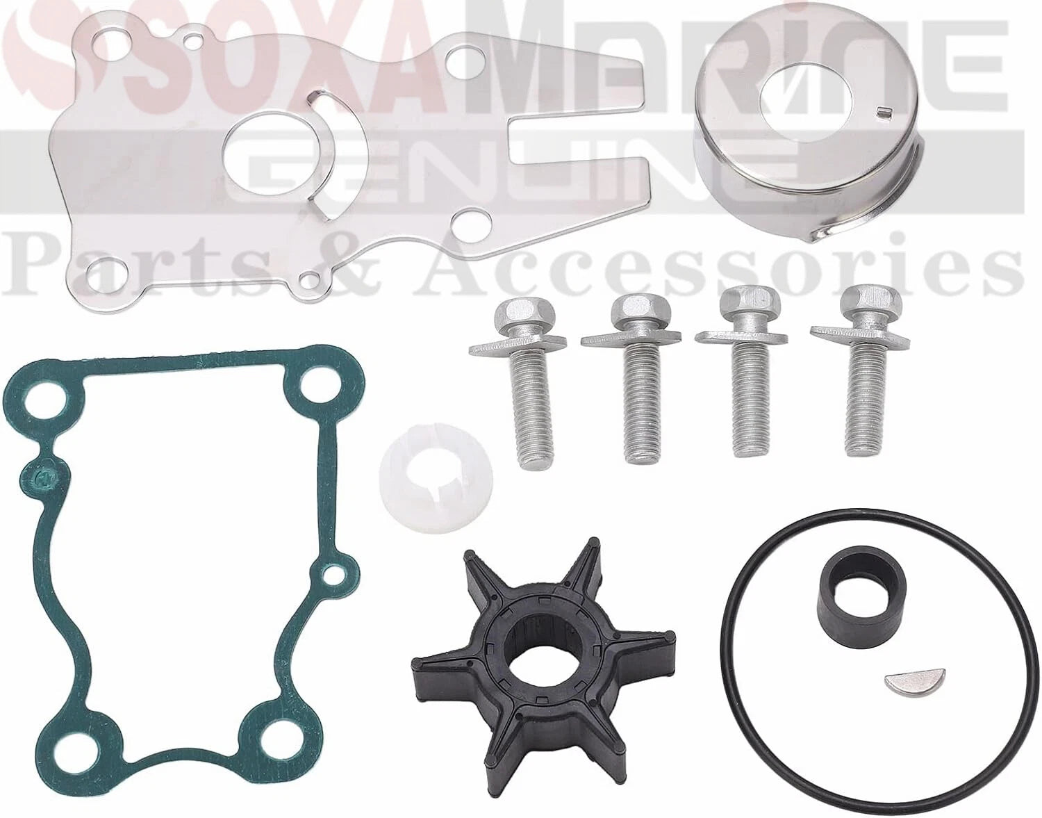 Water Pump Service Kit for Yamaha F30 F40A (18-3490) 6BG-W0078-00