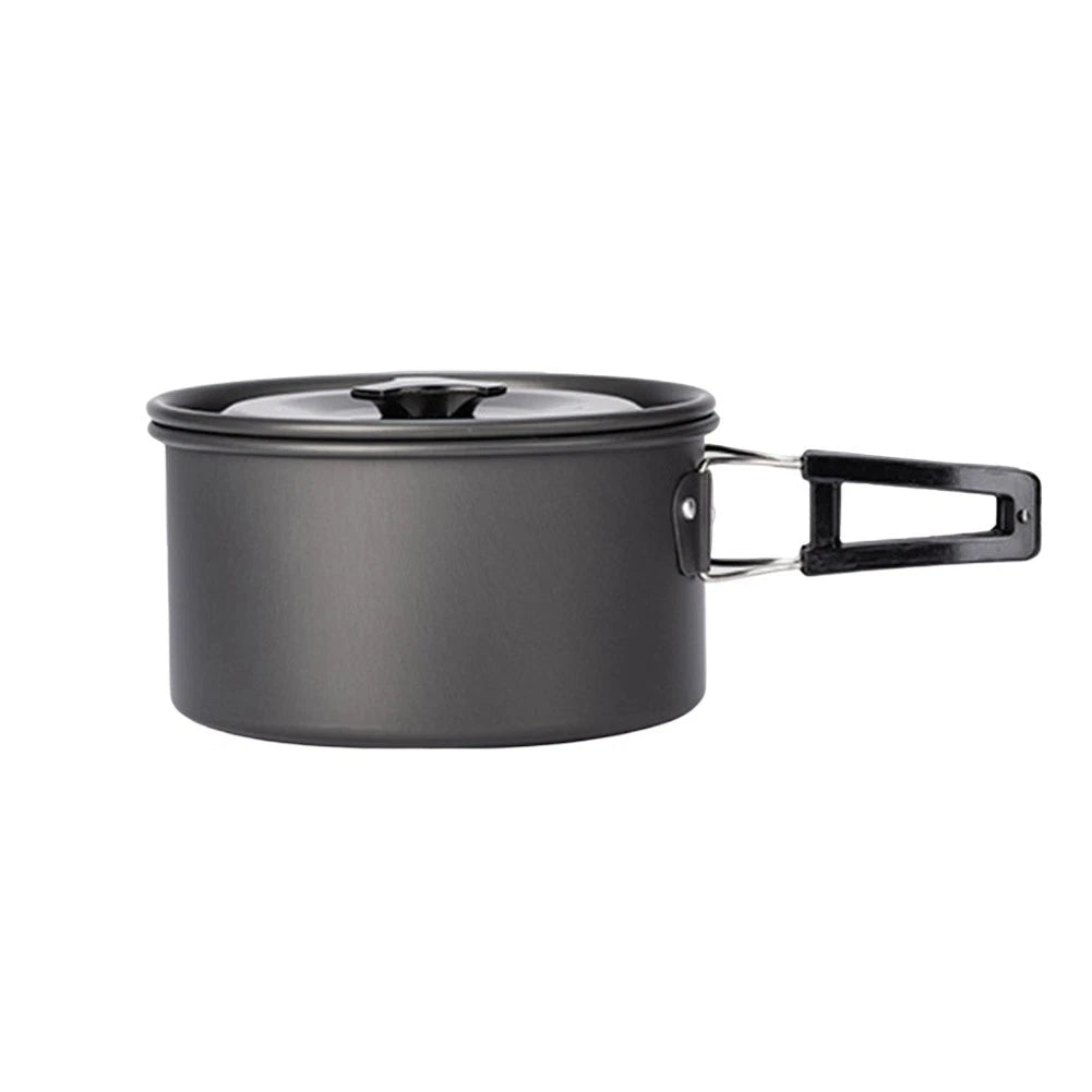 3 Piece Aluminum Cooking Set for Effortless Outdoor Meal Prep