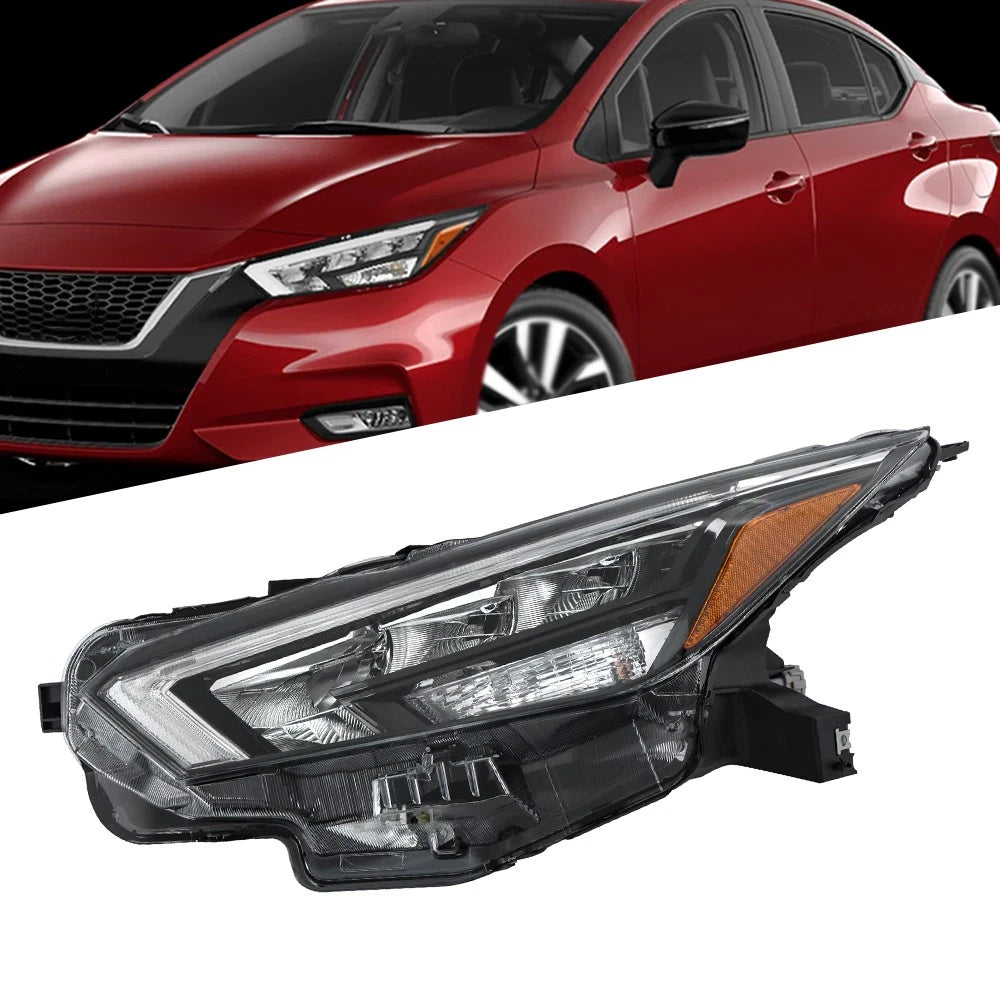 LED Headlight Assembly for Nissan Versa (2020–2021) - Driver Left Side