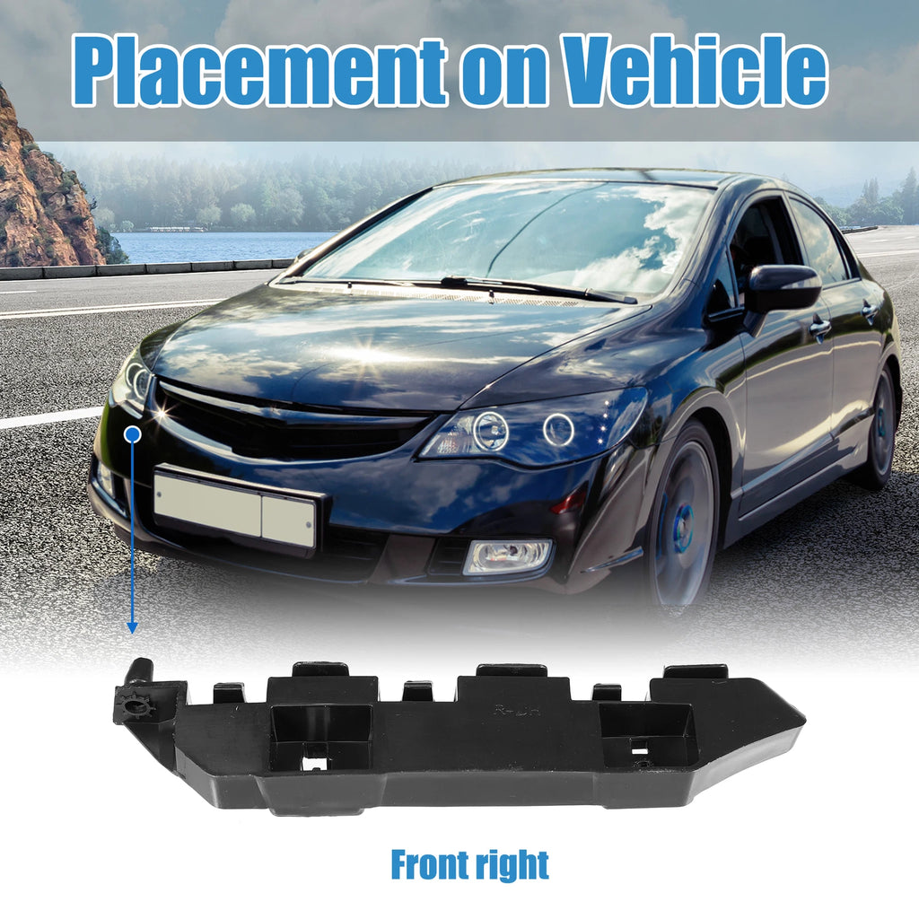Right Side Front Bumper Bracket for Honda Civic (2012–2015) NO.71193-TS6-H