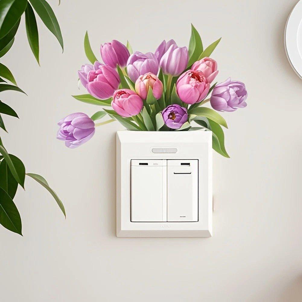 2X Removable Floral Wall Decal for Any Room