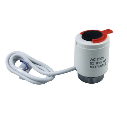 Electric Thermal Actuator Valve Head for Thermostat Manifold Systems