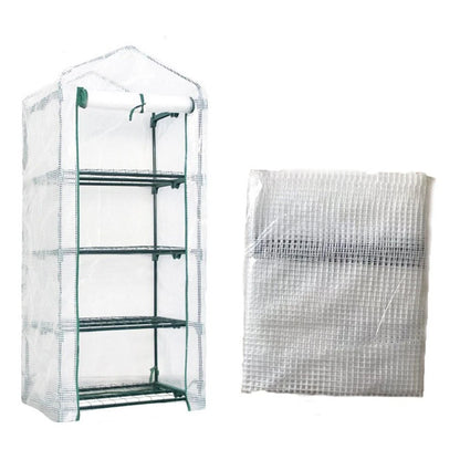 Greenhouse Cover 69x49x158CM for Small Spaces (Transparent PVC)