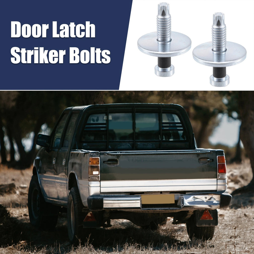 Door Latch Striker Bolts Left Right 2PCS Replacement for Dodge Ram B150 (2001–2003)