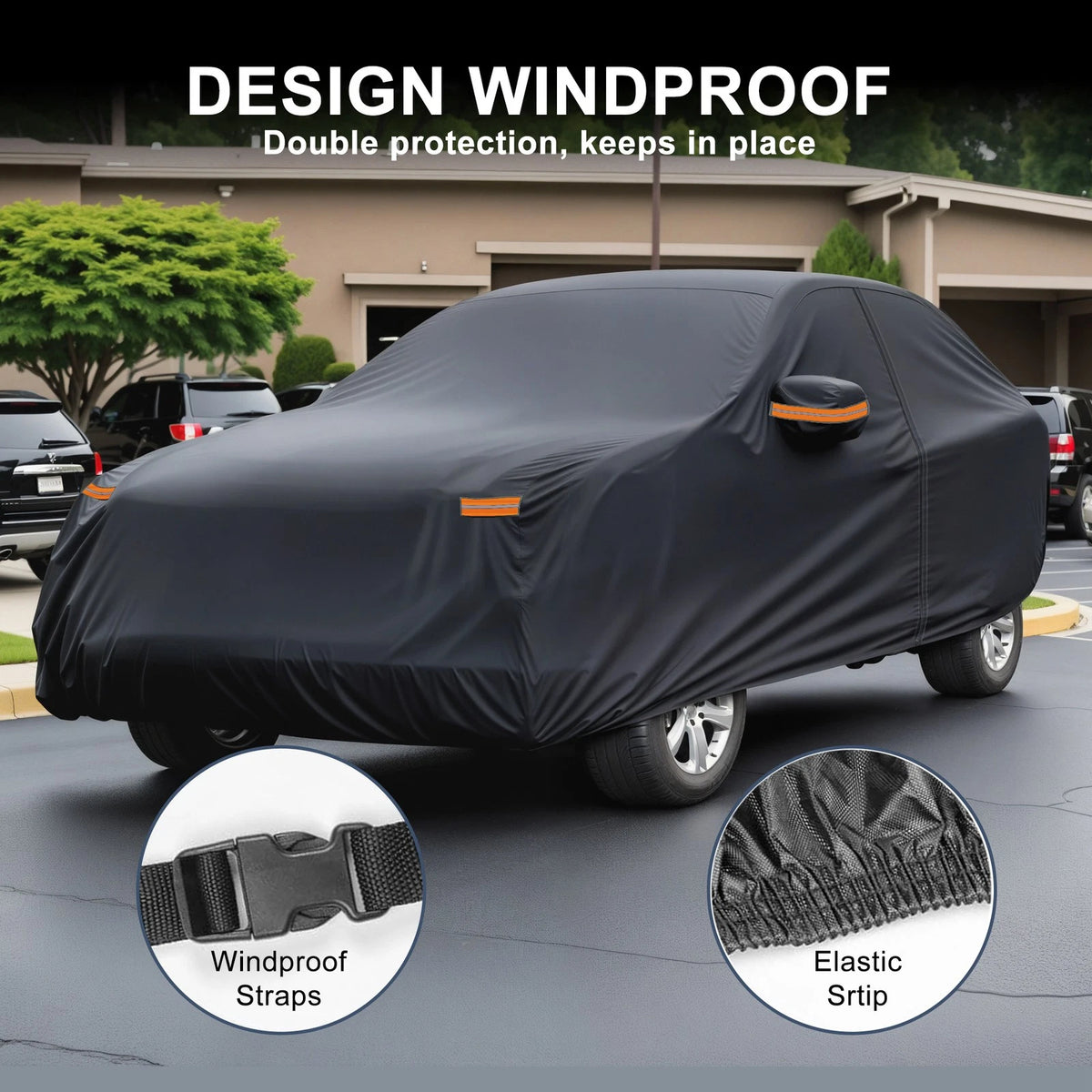 Waterproof Car Cover for Subaru Outback (2015–2023) 210D-PU, Zipper