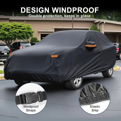 Waterproof Car Cover for Subaru Outback (2015–2023) 210D-PU, Zipper