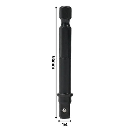 5X Hex Shank to Square Socket Adapter for Impact Driver Accessory