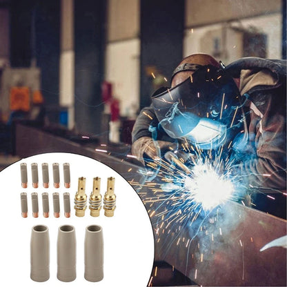 16PCS 0.8mm Protection Nozzle Coating for 15AK Welding Equipment
