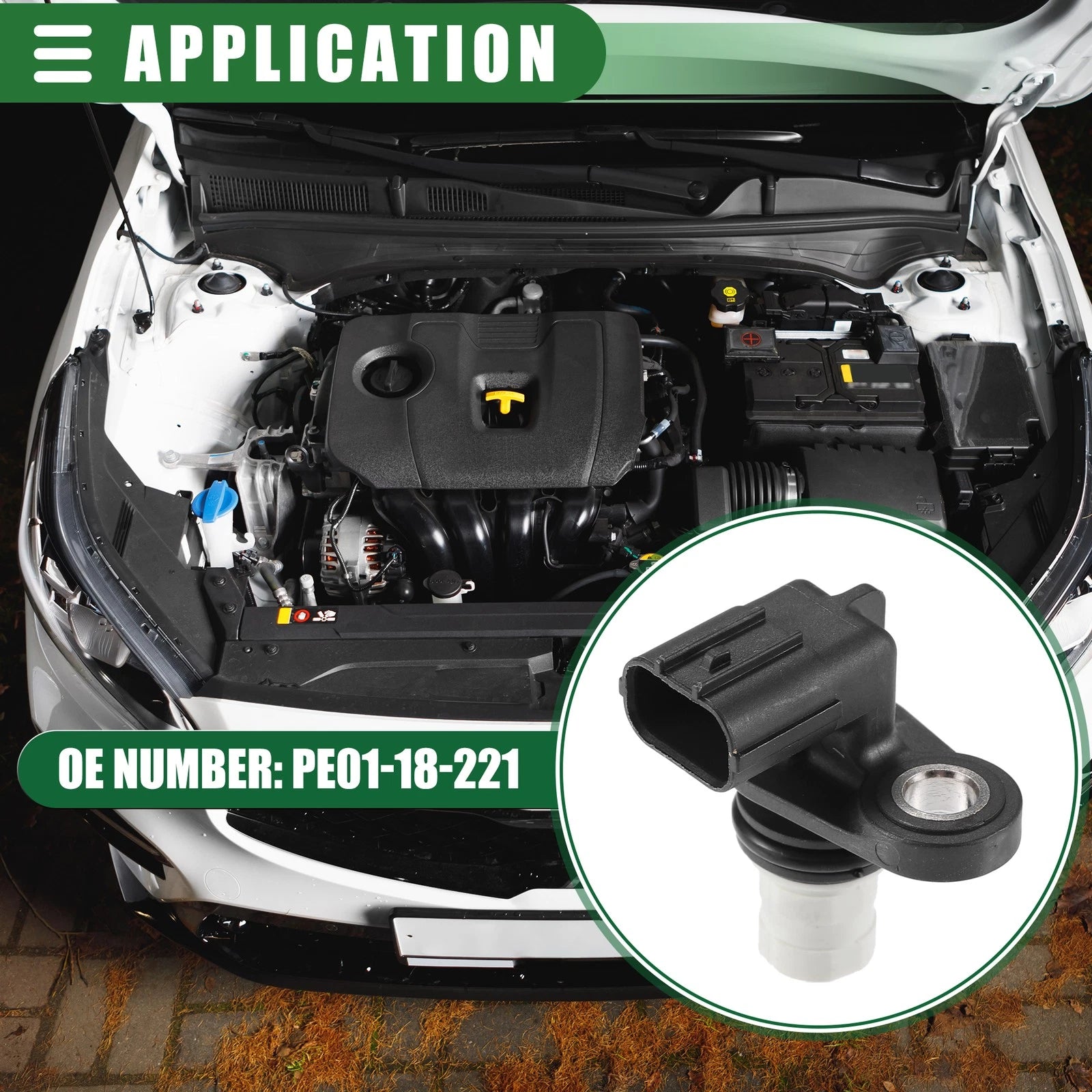 Engine Crankshaft Position Sensor Crank Sensor for Mazda 3 (2012–2014)